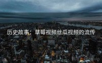 历史故事：草莓视频丝瓜视频的流传