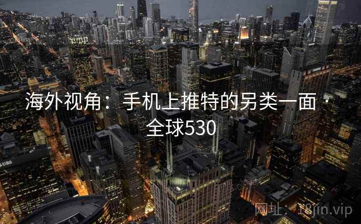 海外视角：手机上推特的另类一面 · 全球530